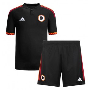 AS Roma Tredje trøje Børn 2023-24 Kort ærmer (+ korte bukser)